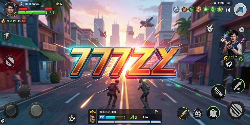 Tampilan gameplay 777ZX dengan aksi simulasi yang mendebarkan.