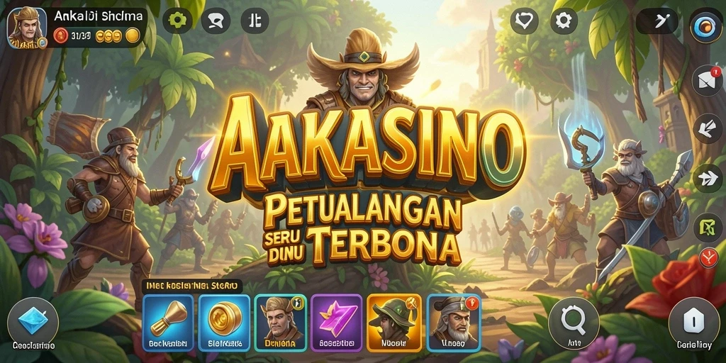 Tampilan gameplay AAKASINO dalam dunia terbuka yang luas.