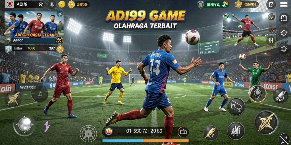 Screenshot gameplay ADI99 menampilkan aksi seru dalam olahraga.