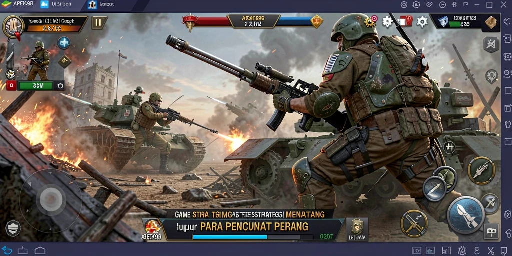 Tangkapan layar APEK88 menampilkan pertarungan strategi yang mendebarkan.
