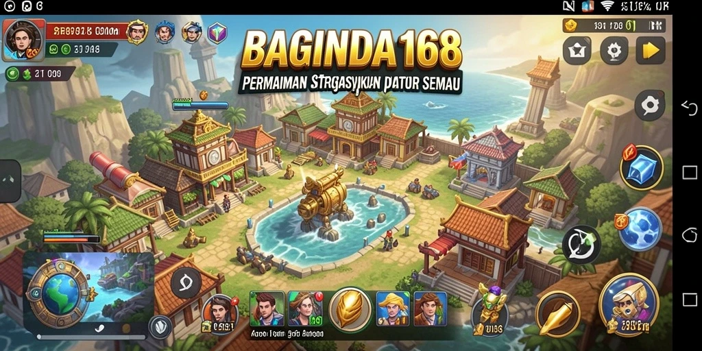 Tampilan gameplay BAGINDA168 yang menantang dan strategis.