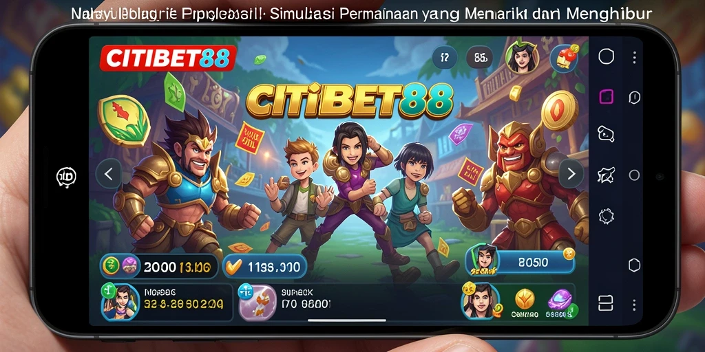 Tampilan gameplay CITIBET88 yang menakjubkan dan interaktif.