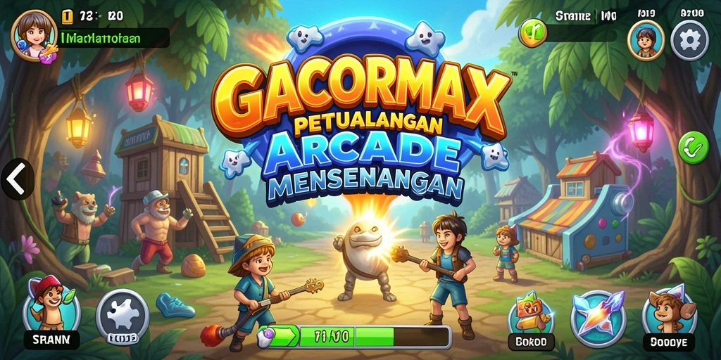 Tampilan gameplay GACORMAX yang menarik dalam petualangan arcade.