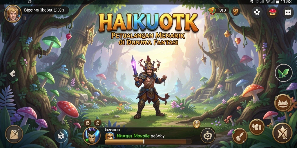 Gameplay seru dalam HAIKUOTK yang penuh tantangan.