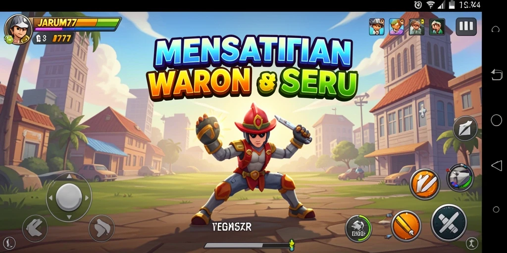 Tangkapan layar gameplay JARUM77 dengan elemen Match-3 yang memukau.