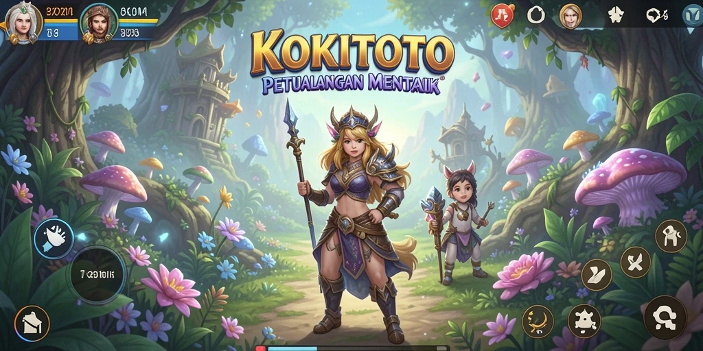 Gameplay menakjubkan di dunia petualangan KOKITOTO.