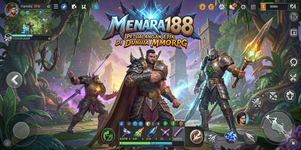 Tampilan gameplay MENARA188 yang penuh aksi dan petualangan.