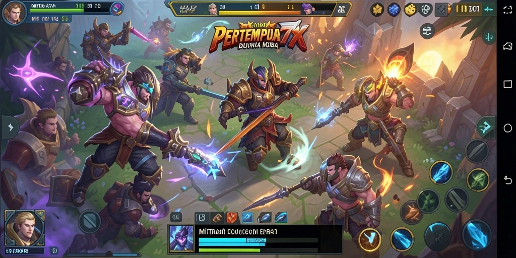 Gameplay seru dengan karakter unik dalam MITRA77.