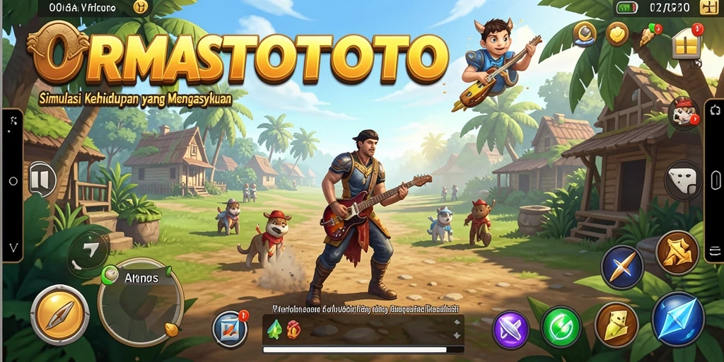 Tampilan gameplay interaktif dalam ORMASTOTO yang menarik.
