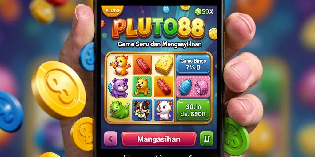 Tampilan gameplay seru dari aplikasi Bingo PLUTO88.