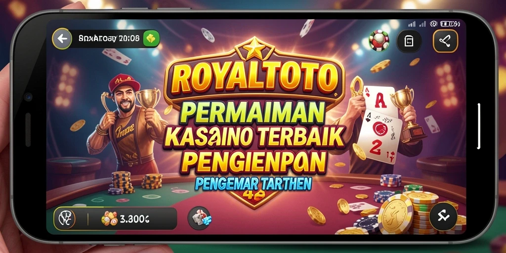 Tampilan mendebarkan dari permainan Kasino di ROYALTOTO.