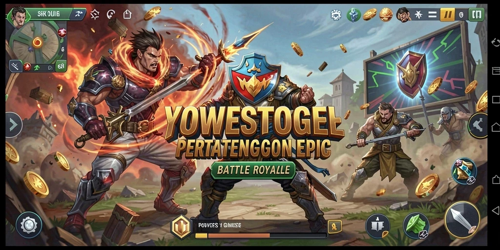 Gameplay menarik di <strong>YOWESTOGEL</strong> saat bertarung dengan pemain lain.